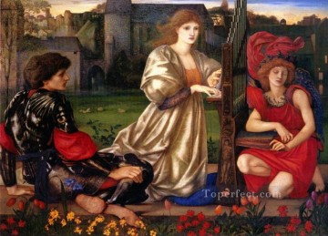 Edward Burne Jones Painting - Le Chant dAmour Song of Love PreRaphaelite Sir Edward Burne Jones